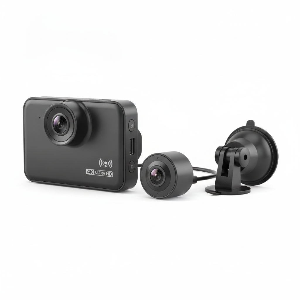Dashcam 4K double caméra WiFi