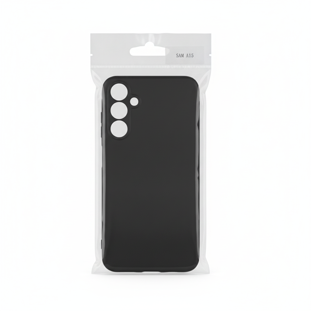 Coque silicone noire Samsung Galaxy A15