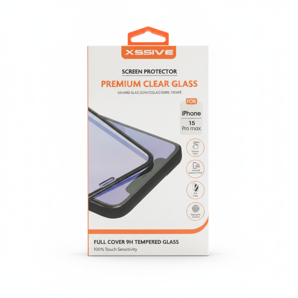 Verre trempé Xssive iPhone 15 Pro Max