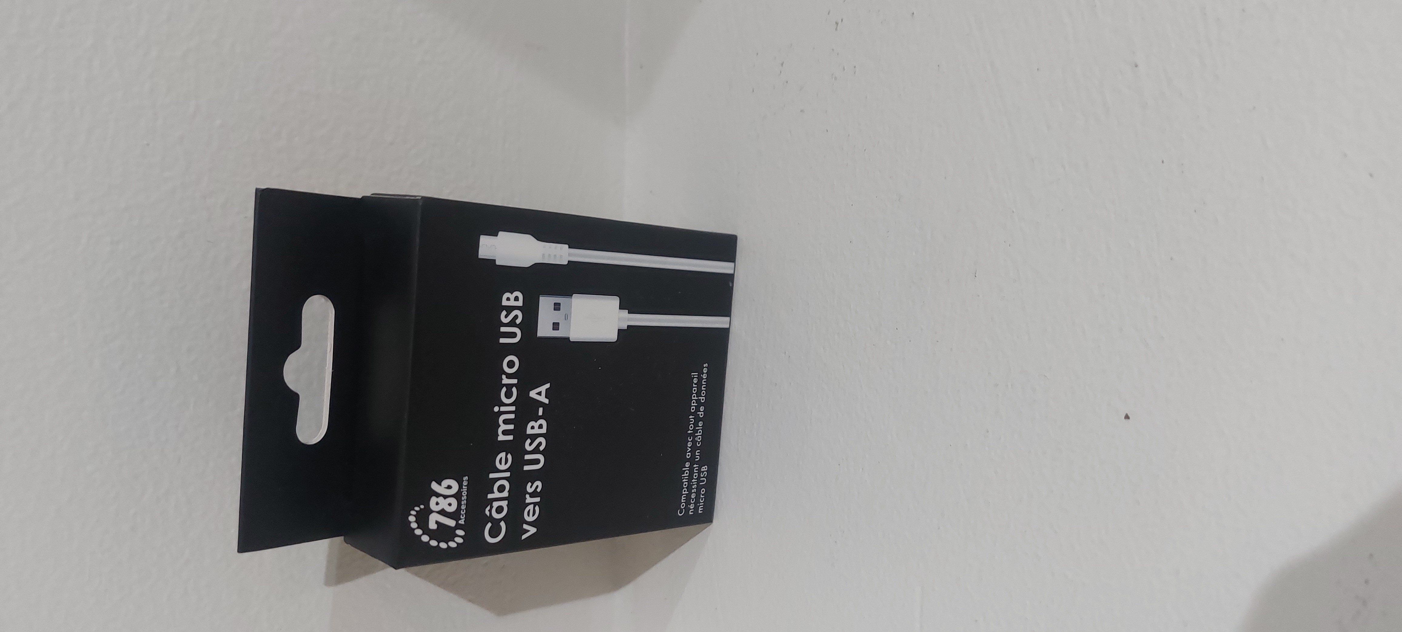 Cable micro USB/USB A